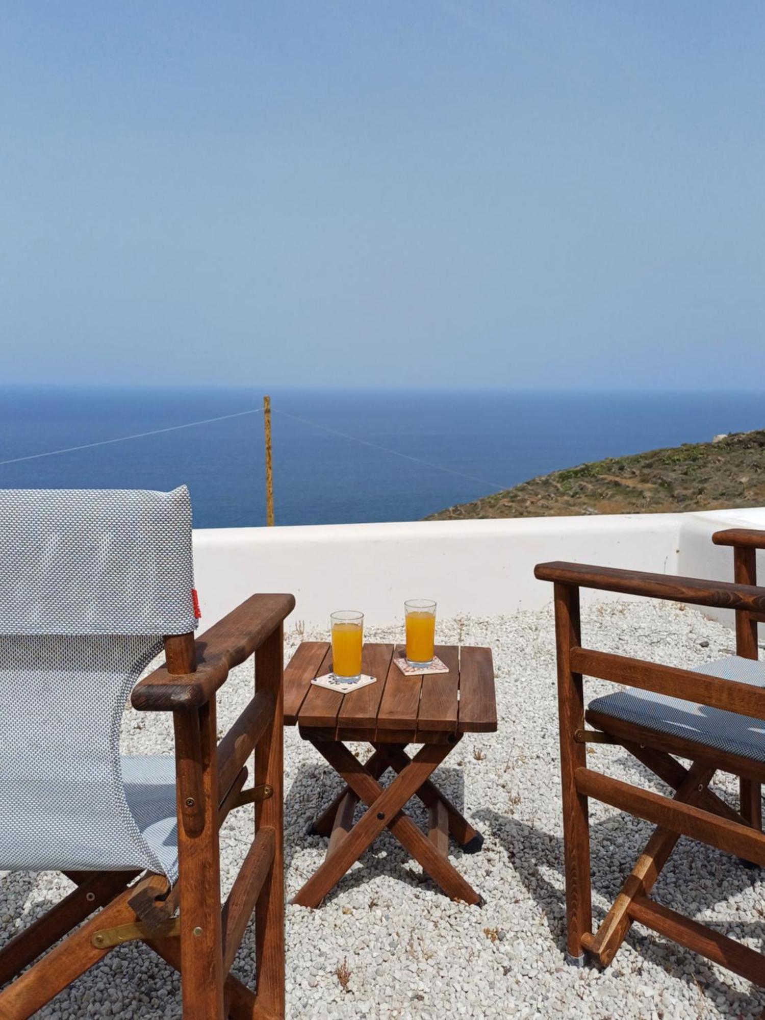 'Irene' Cycladic House With Sunrise And Sea View! Villa Foinikiá Buitenkant foto